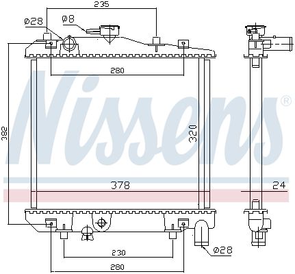 Radiator, engine cooling-4