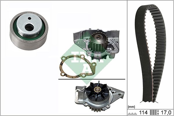 SCHAEFFLER INA 530 0258 31 Water pump & timing belt kit