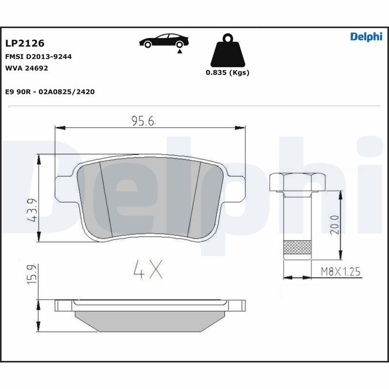 Brake Pad Set, disc brake-4