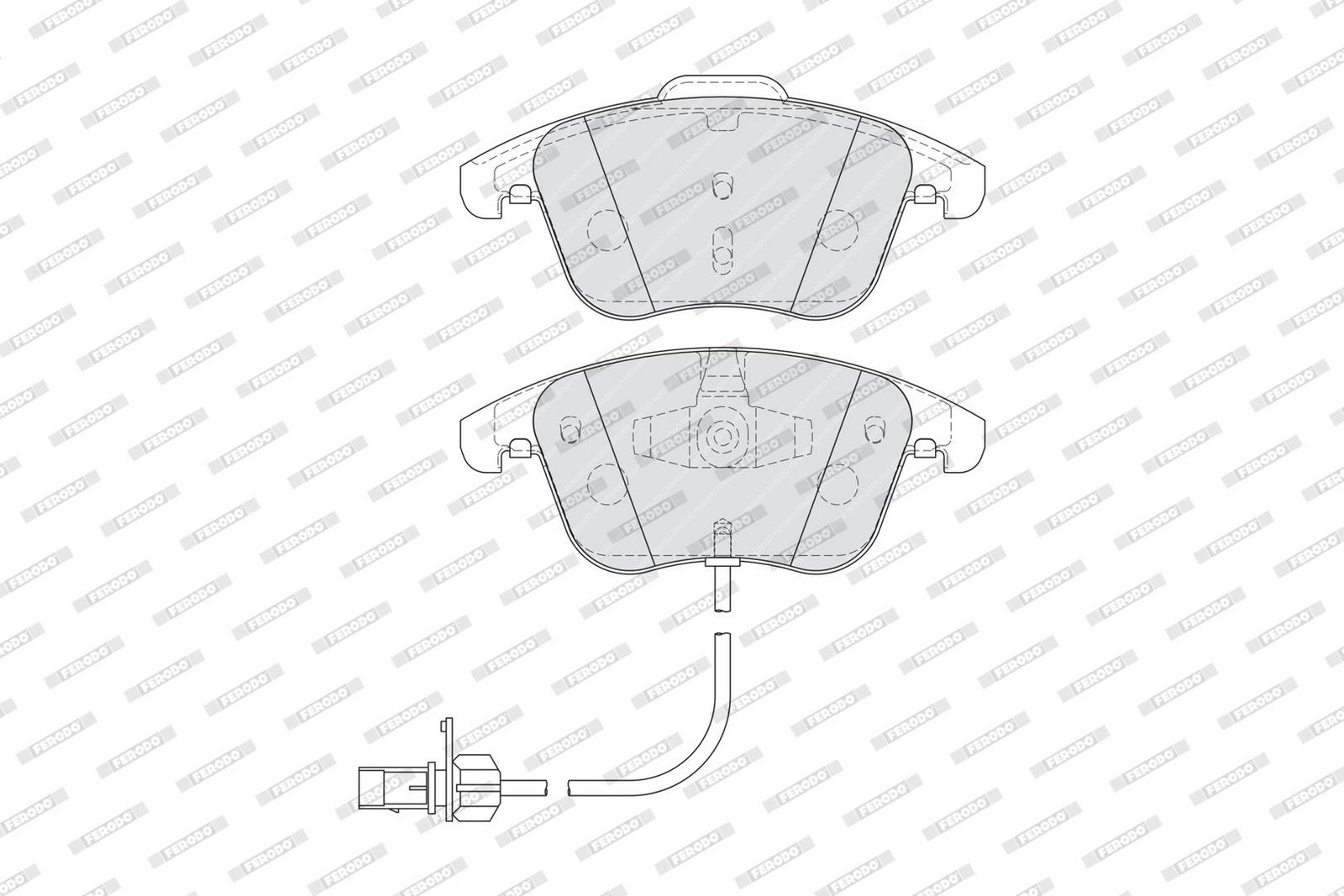 Brake Pad Set, disc brake-1