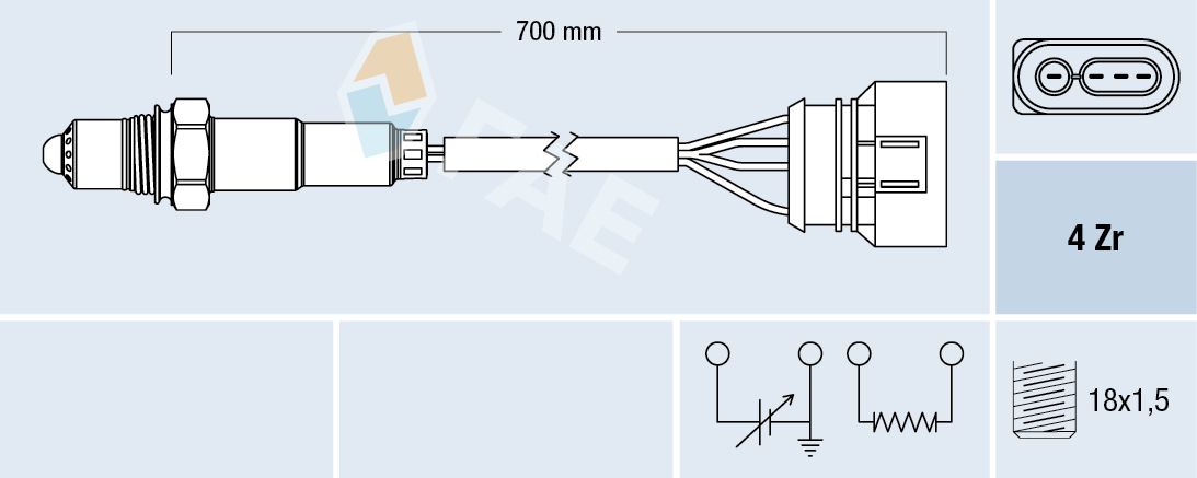 FAE 77135 Oxygen sensor