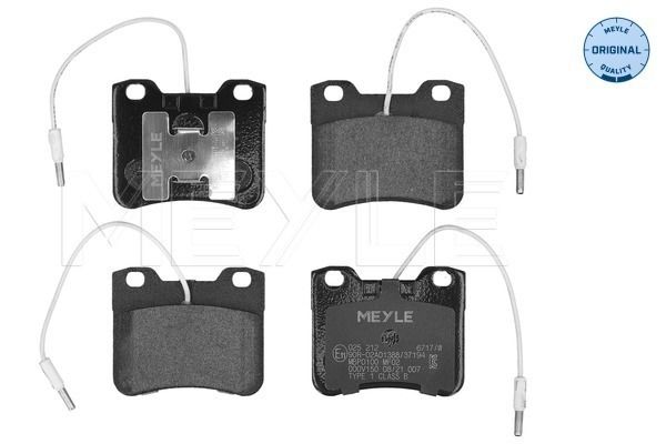MEYLE 025 212 6717/W Brake pad set, disc brake