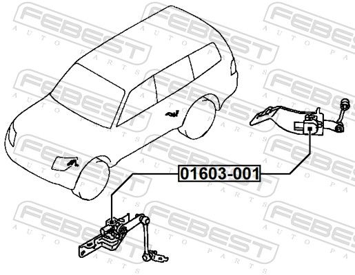 Sensor, headlight levelling-1