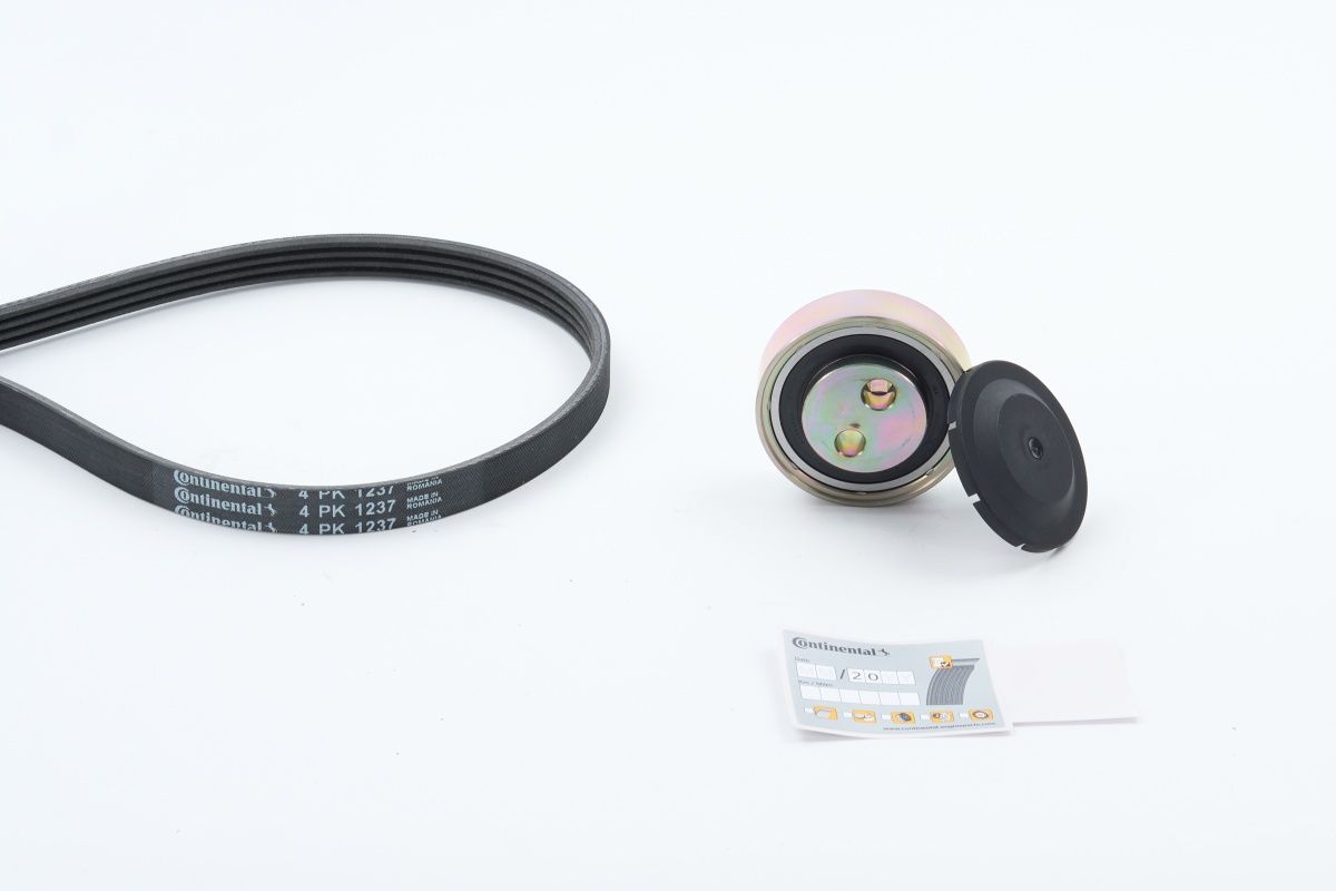 V formos rumbuotas diržas, komplektas