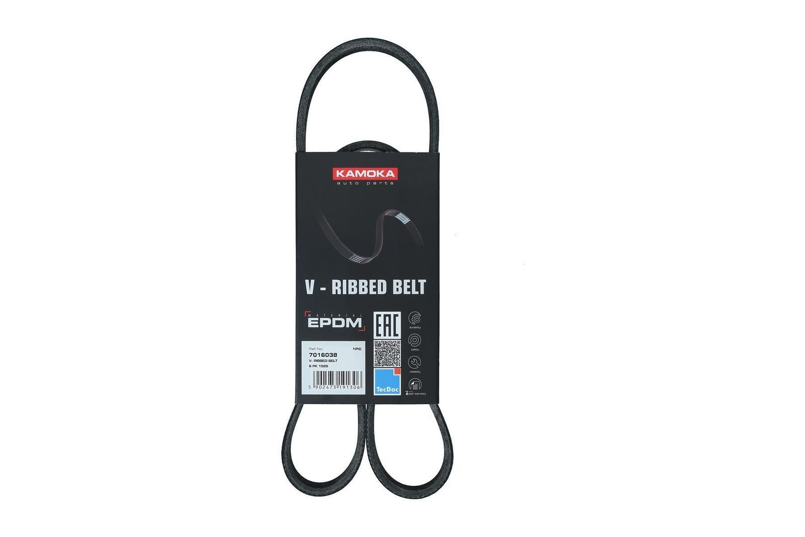 KAMOKA 7016038 V-ribbed belt