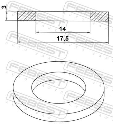 Seal Ring, oil drain plug-1