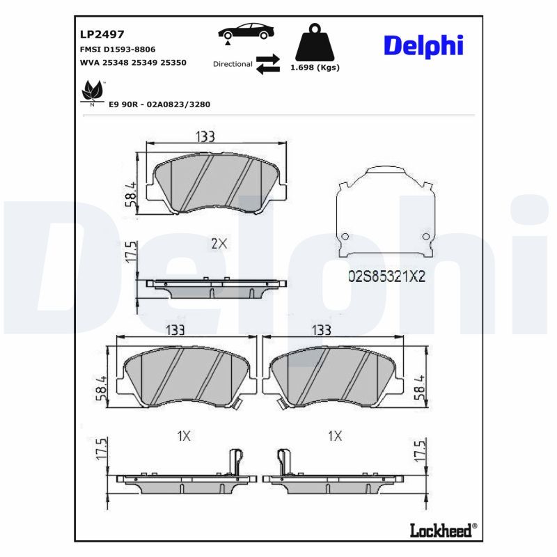 Brake Pad Set, disc brake-2