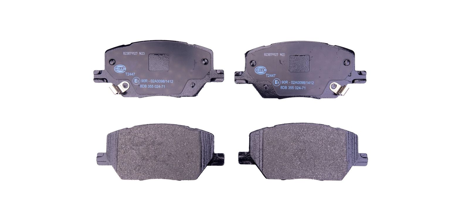 HELLA 8DB 355 024-711 Brake pad set, disc brake