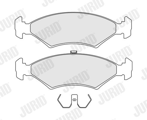 stabdžių trinkelių rinkinys, diskinis stabdys-1