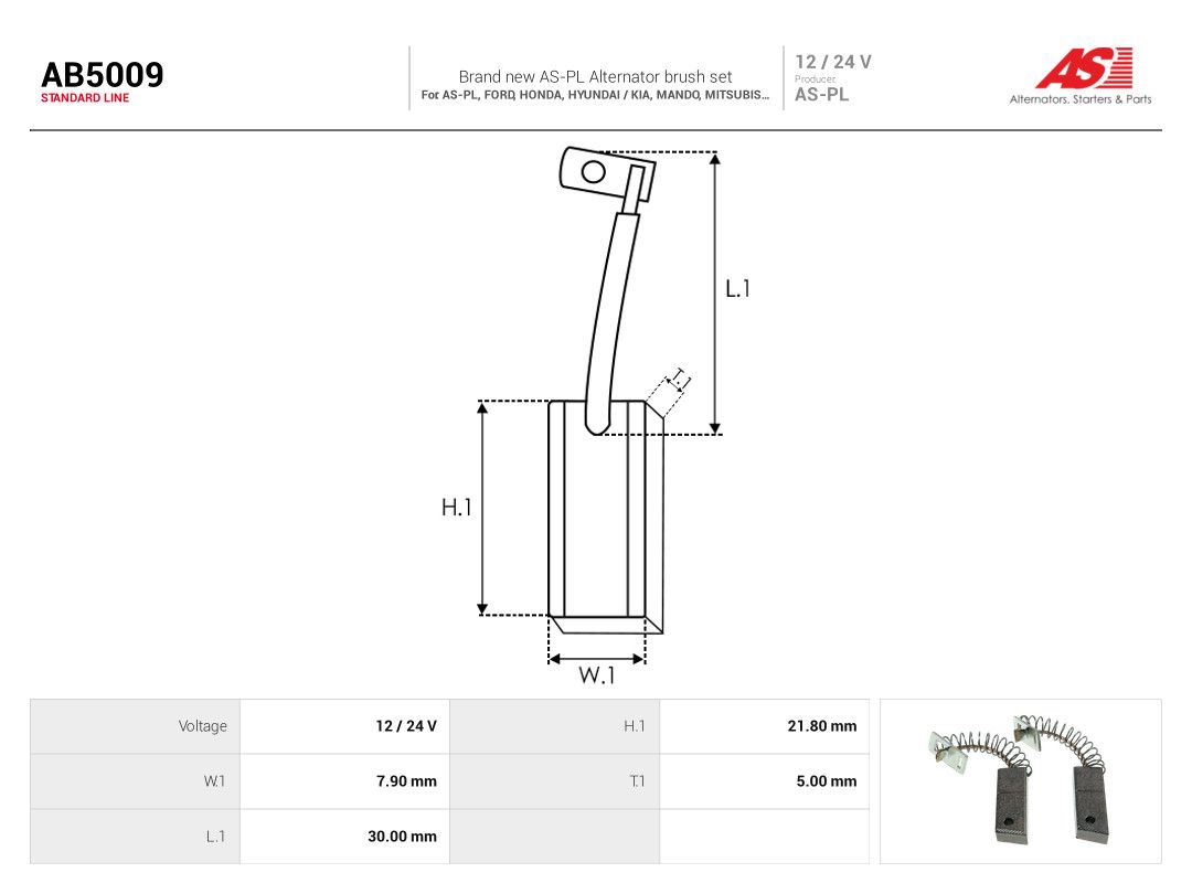 Carbon Brush, alternator-1