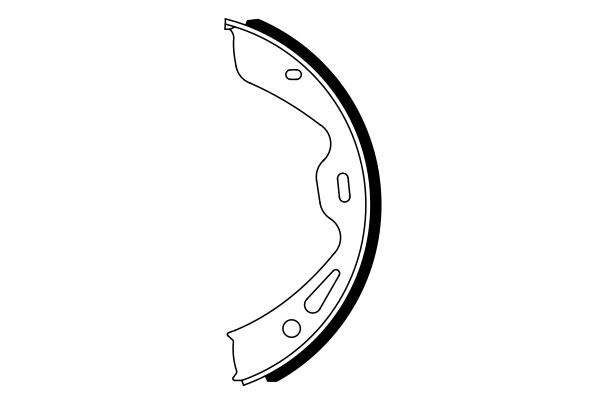 Brake Shoe Set, parking brake-4
