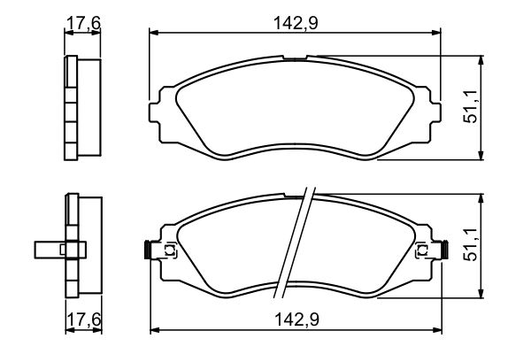 Brake Pad Set, disc brake-4