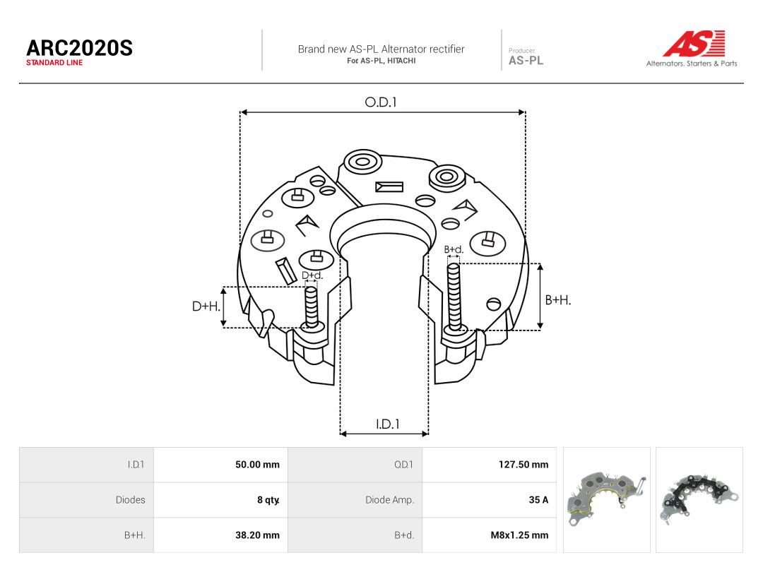 Rectifier, alternator-2