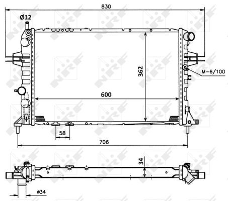 Radiator, engine cooling-4