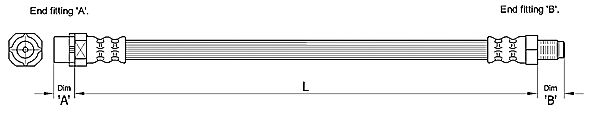 METZGER AUTOTEILE 4110272 Brake hose