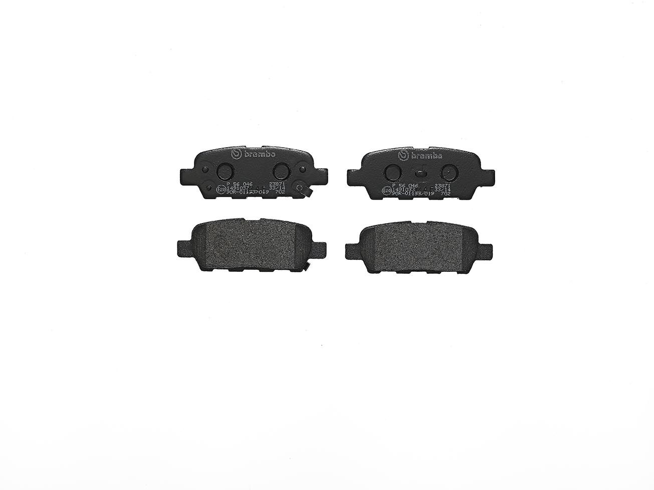 BREMBO P 56 046 Brake pad set, disc brake