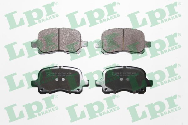 LPR 05P768 Brake pad set, disc brake