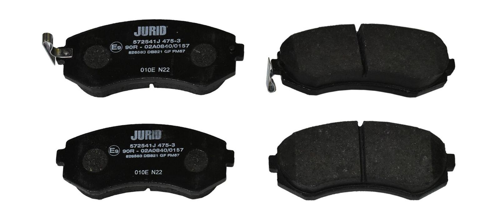 JURID 572541J Brake pad set, disc brake