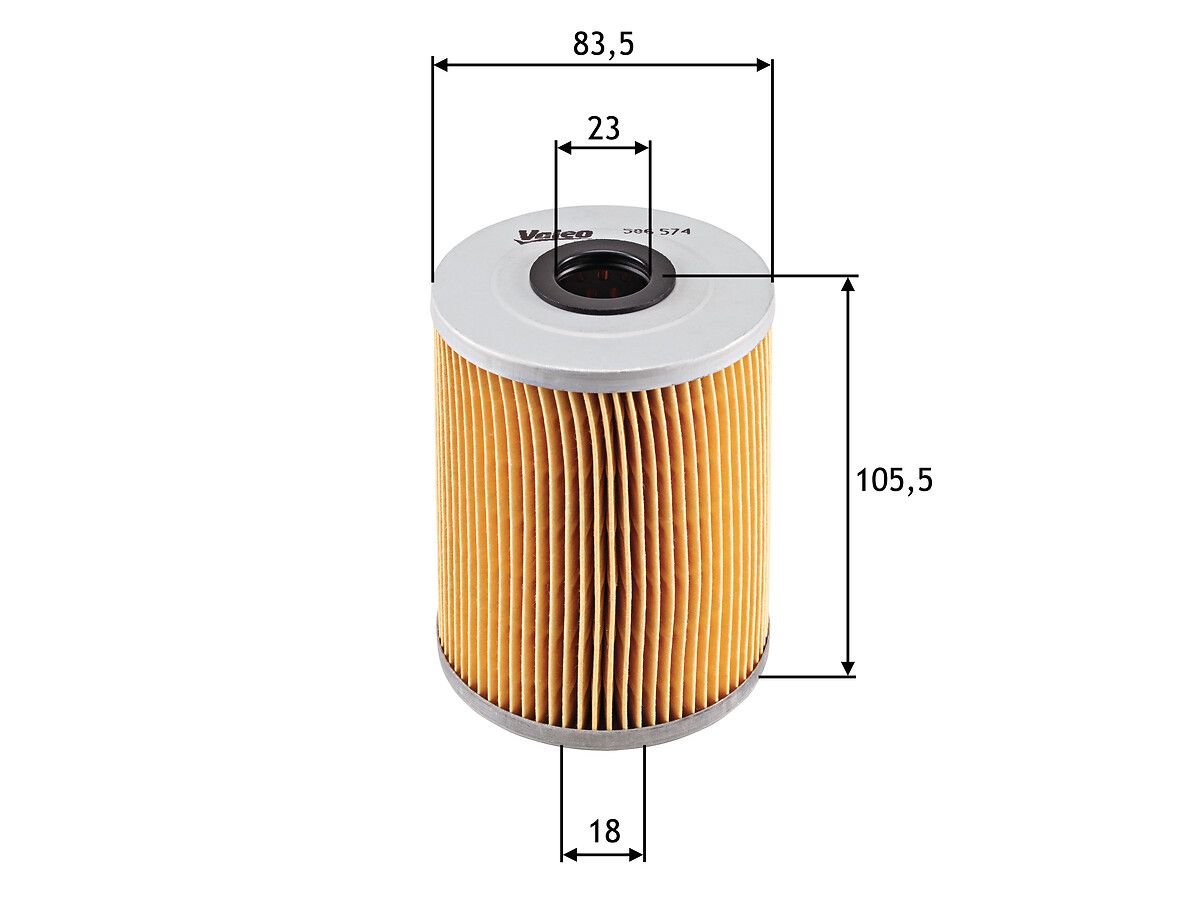 VALEO 586574 Oil filter