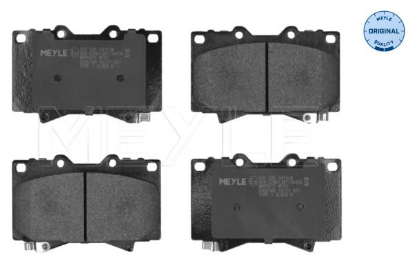 MEYLE 025 235 2415/W Brake pad set, disc brake