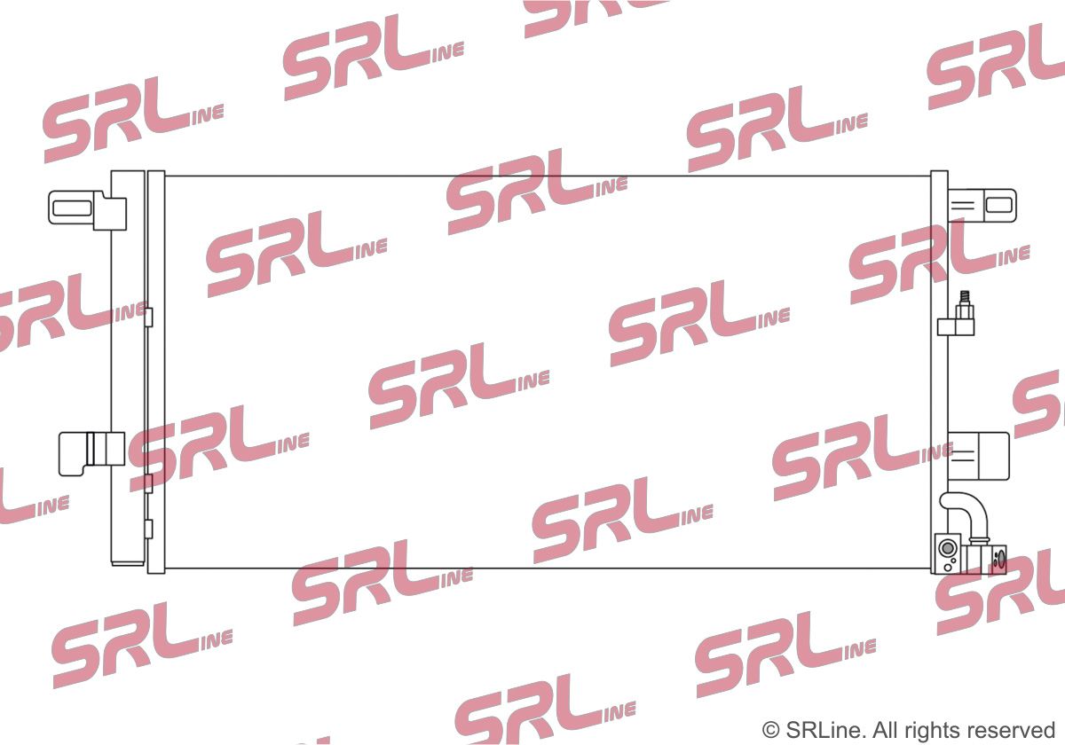 SRLINE 13D2K8C1S Condenser, air conditioning