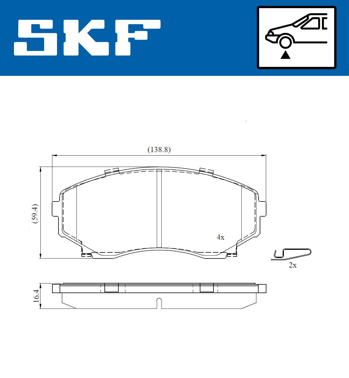 stabdžių trinkelių rinkinys, diskinis stabdys-1