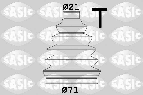 SASIC 1900019 Bellow kit, drive shaft