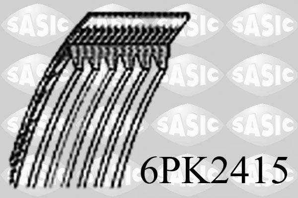 SASIC 6PK2415 V-ribbed belt