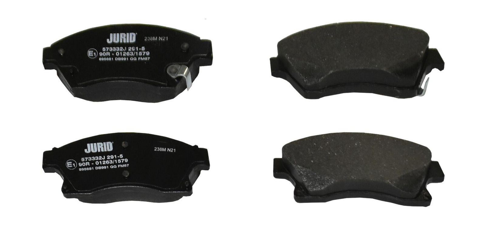 JURID 573332J Brake pad set, disc brake