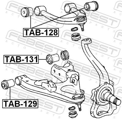 Mounting, control/trailing arm-1