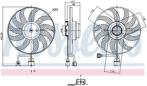 Fan, engine cooling-6