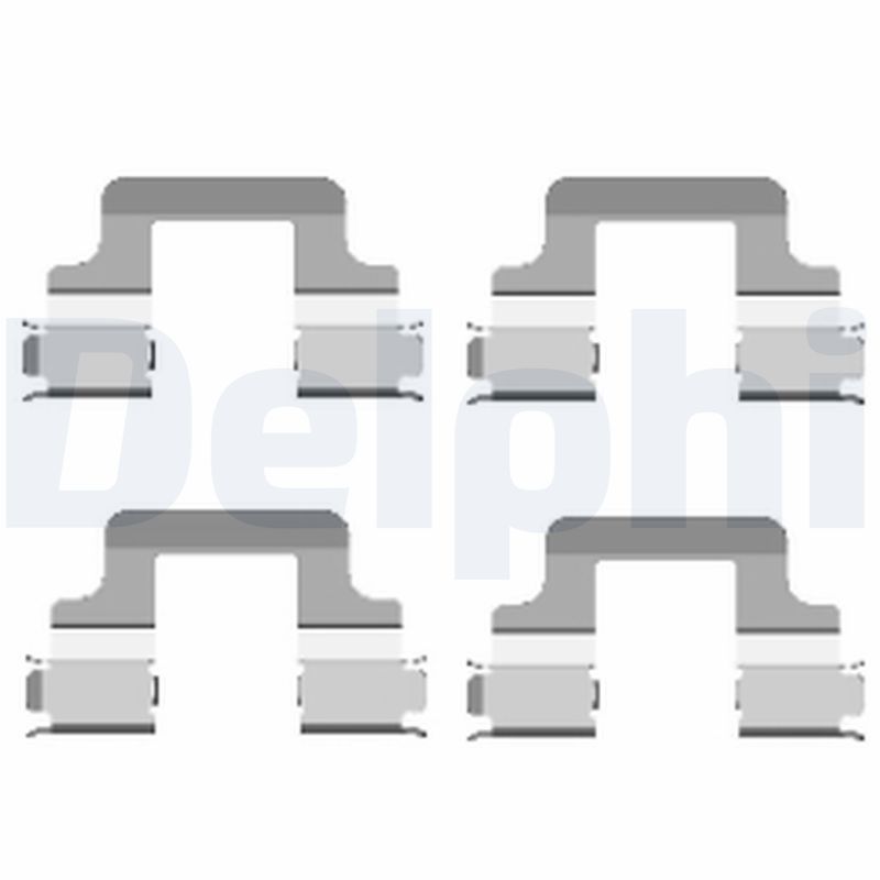 DELPHI LX0437 Accessory kit, disc brake pad