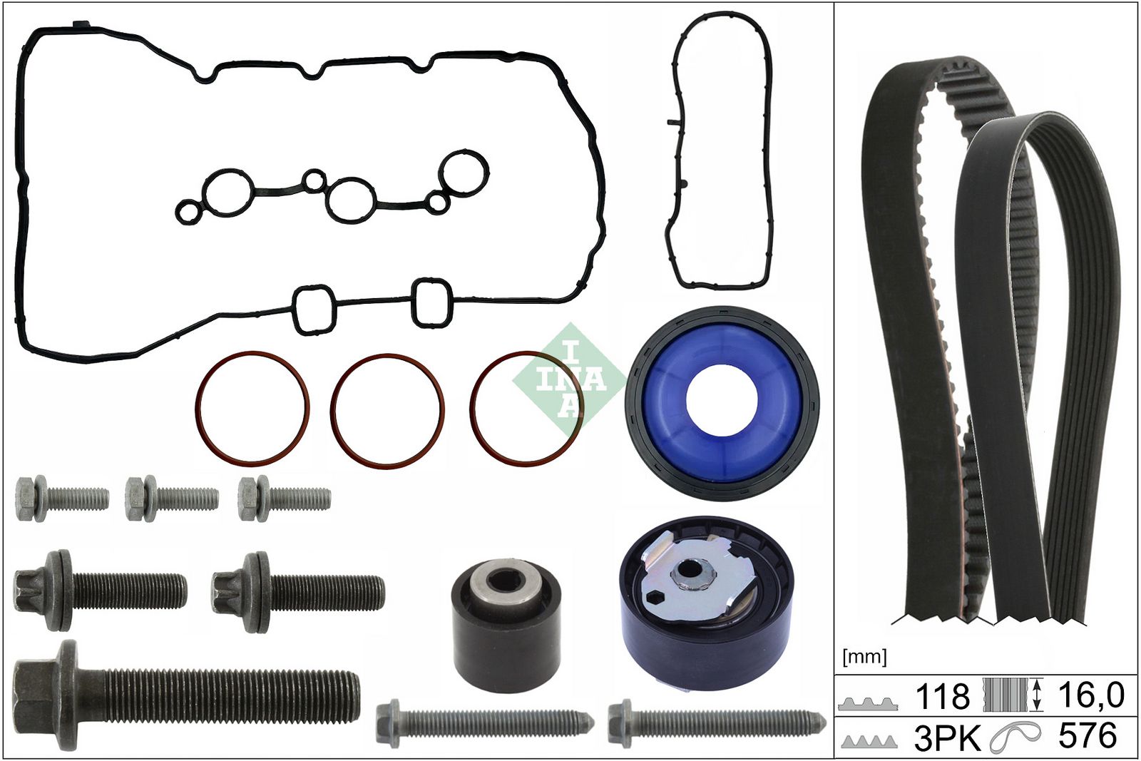 SCHAEFFLER INA 530 0856 13 Timing belt kit