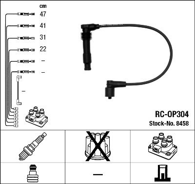 NGK 8458 Ignition cable kit