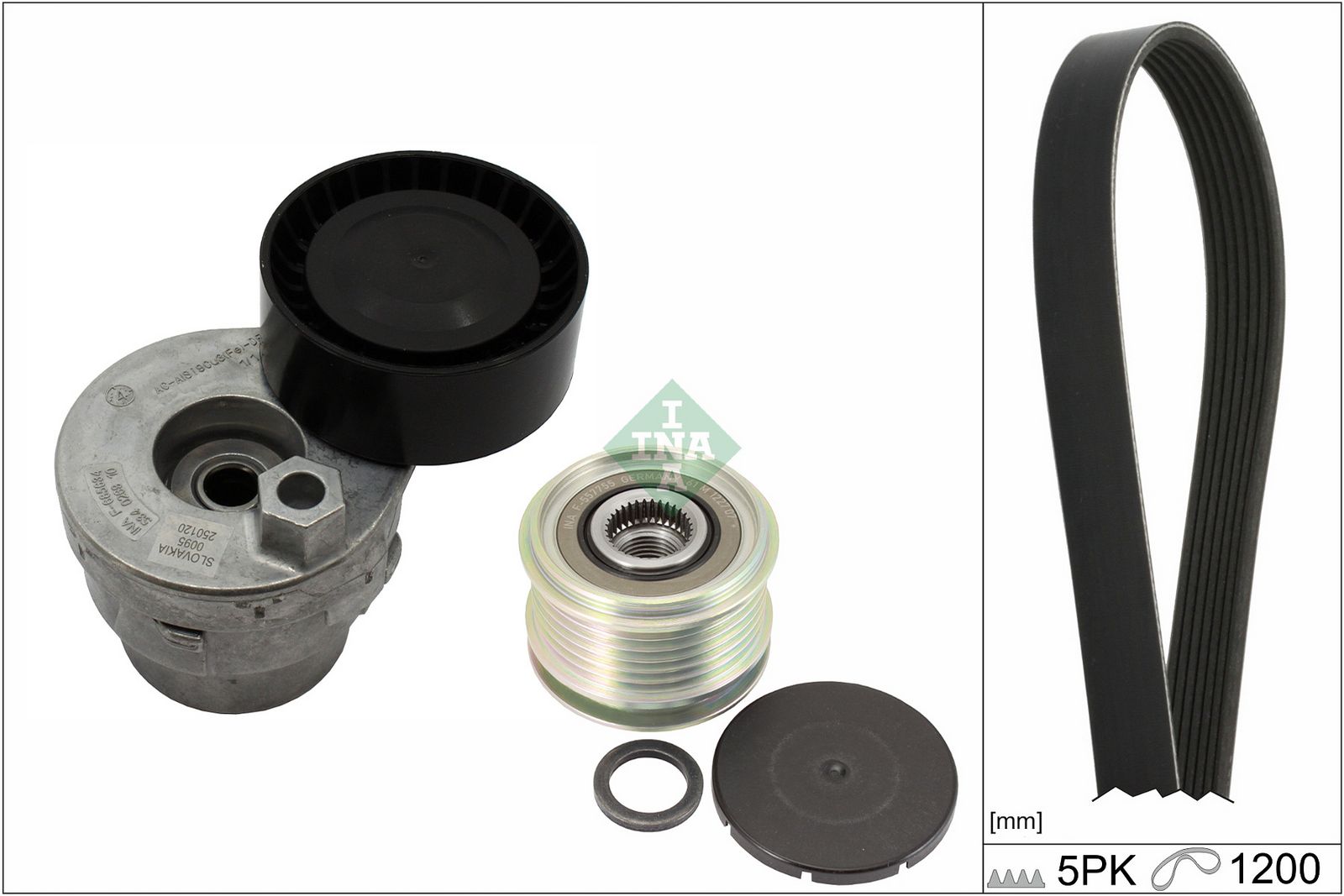 SCHAEFFLER INA 529 0015 21 V-ribbed belt set