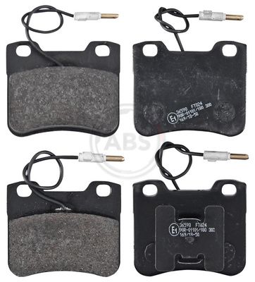 A.B.S. 36598 Brake pad set, disc brake