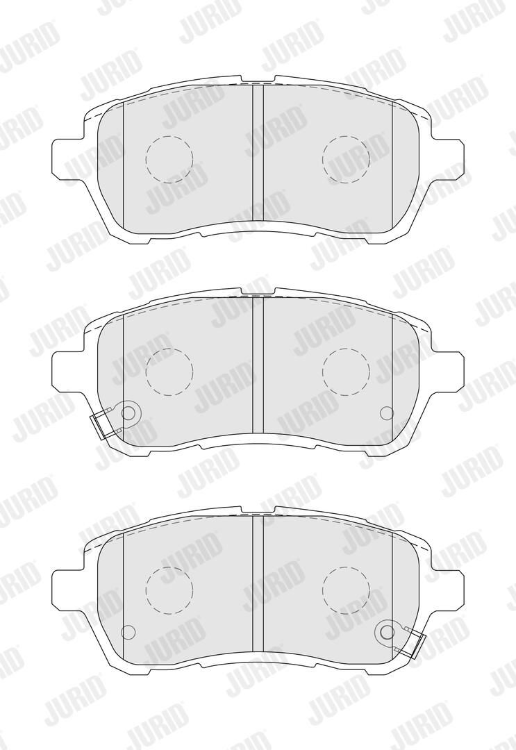 Brake Pad Set, disc brake-1