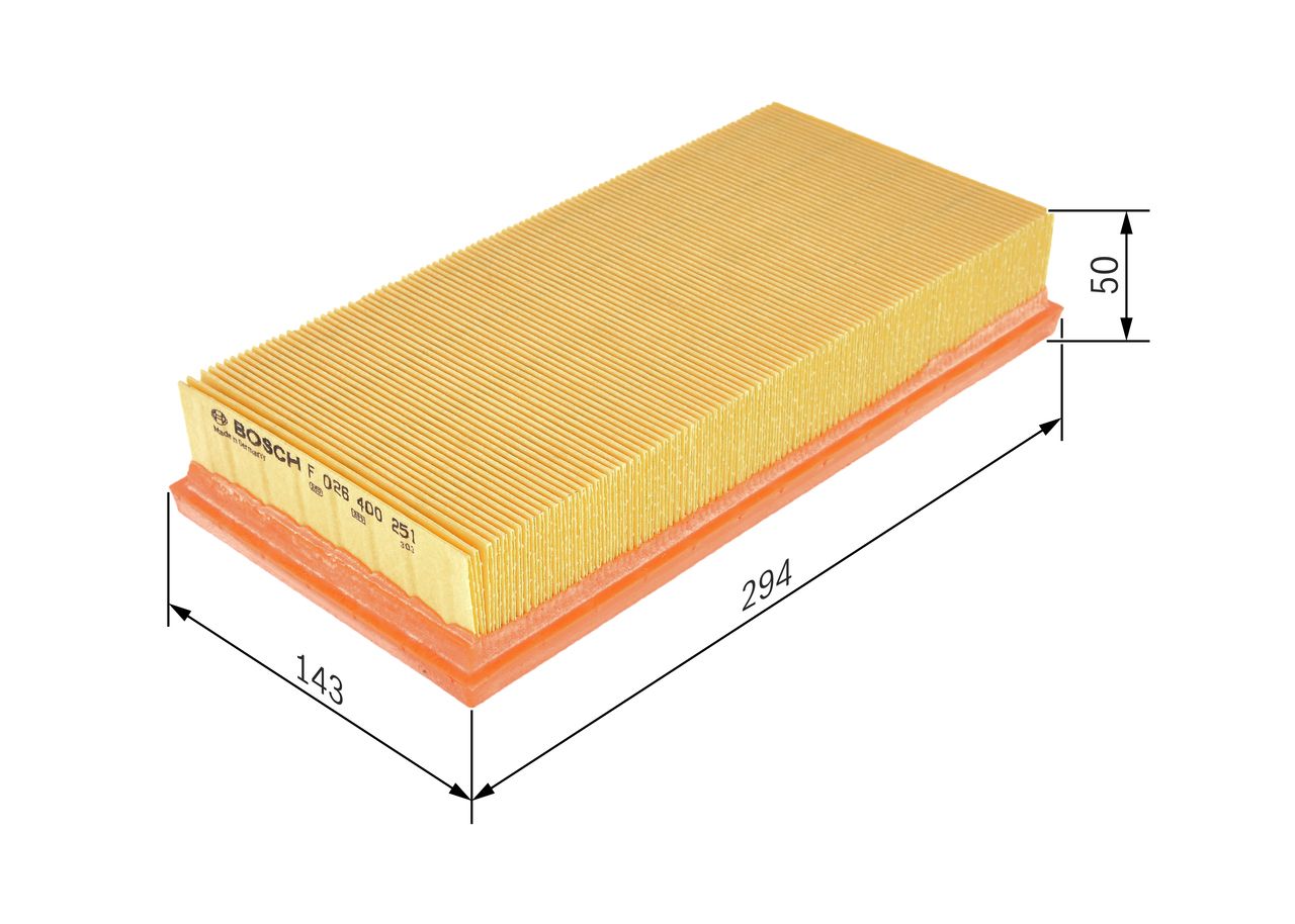 BOSCH F 026 400 251 Air filter