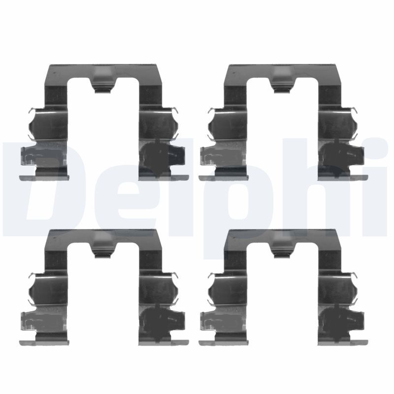 DELPHI LX0134 Priedų komplektas, diskinių stabdžių trinkelės