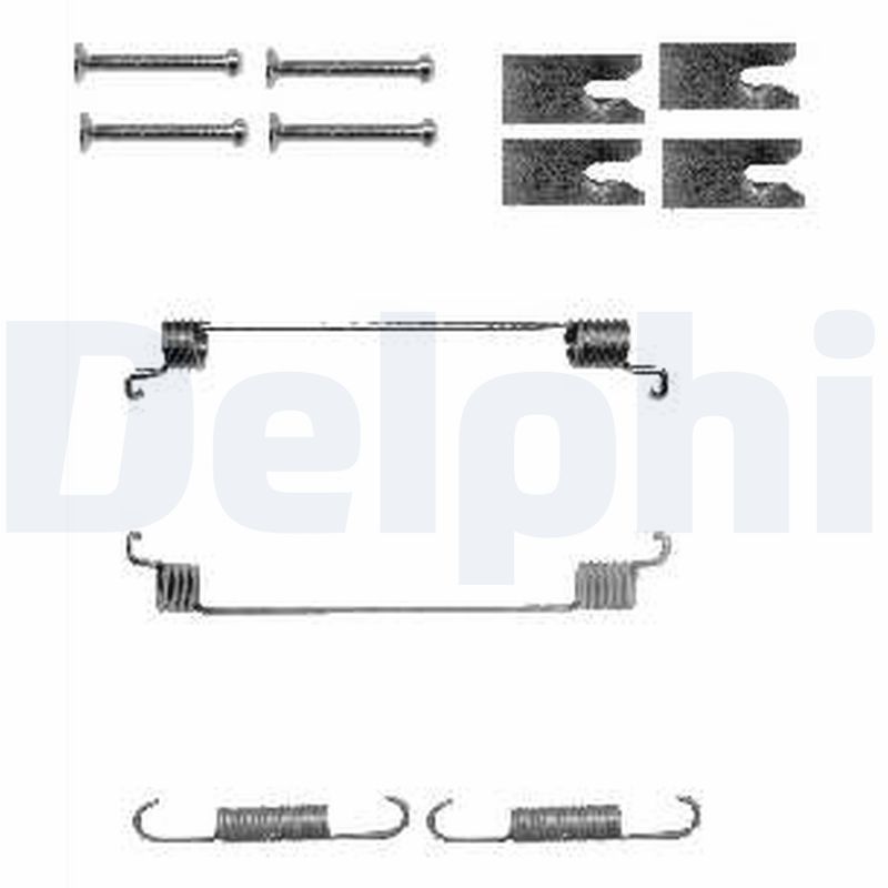 DELPHI LY1342 Accessory kit, brake shoes