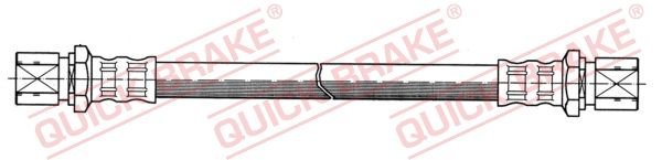 QUICK BRAKE 22.021 Brake hose