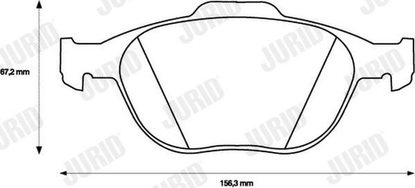 Brake Pad Set, disc brake-1