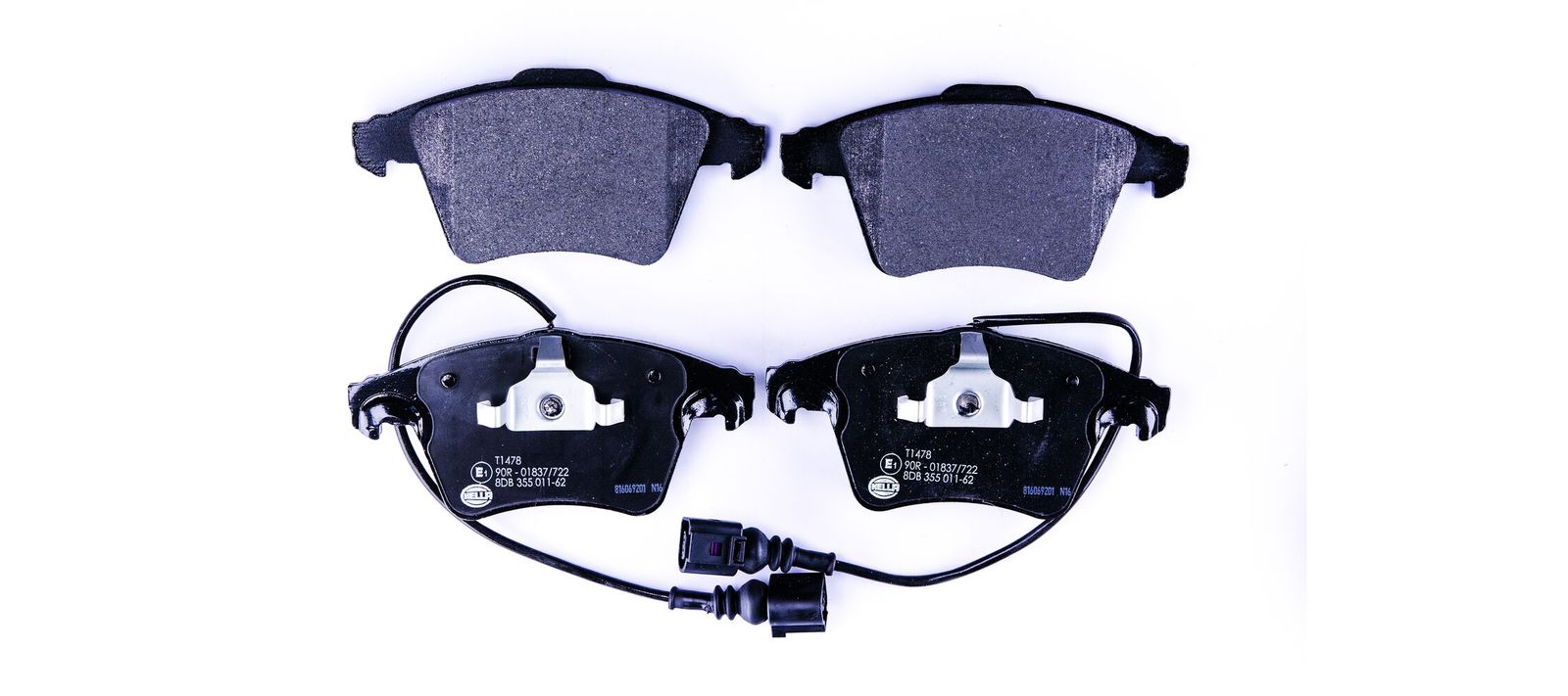 HELLA 8DB 355 011-621 Brake pad set, disc brake
