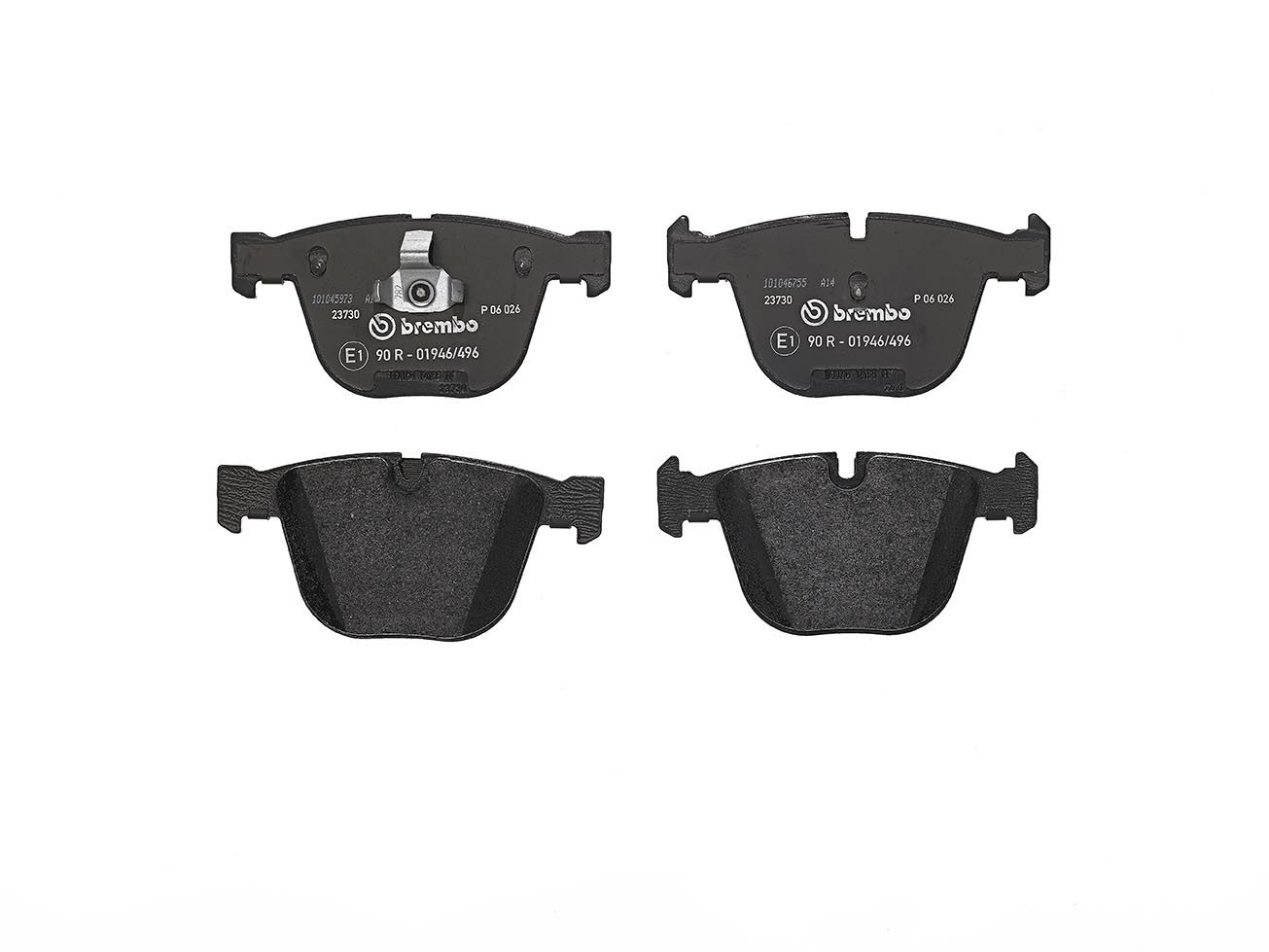 BREMBO P 06 026 Brake pad set, disc brake