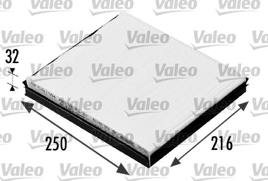 VALEO 698685 Filtras, salono oras