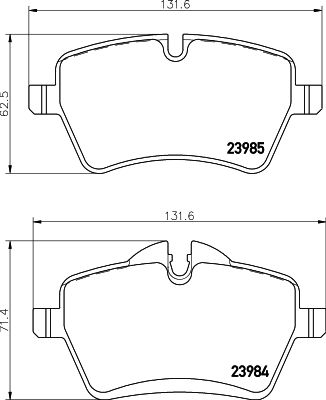 Brake Pad Set, disc brake-2